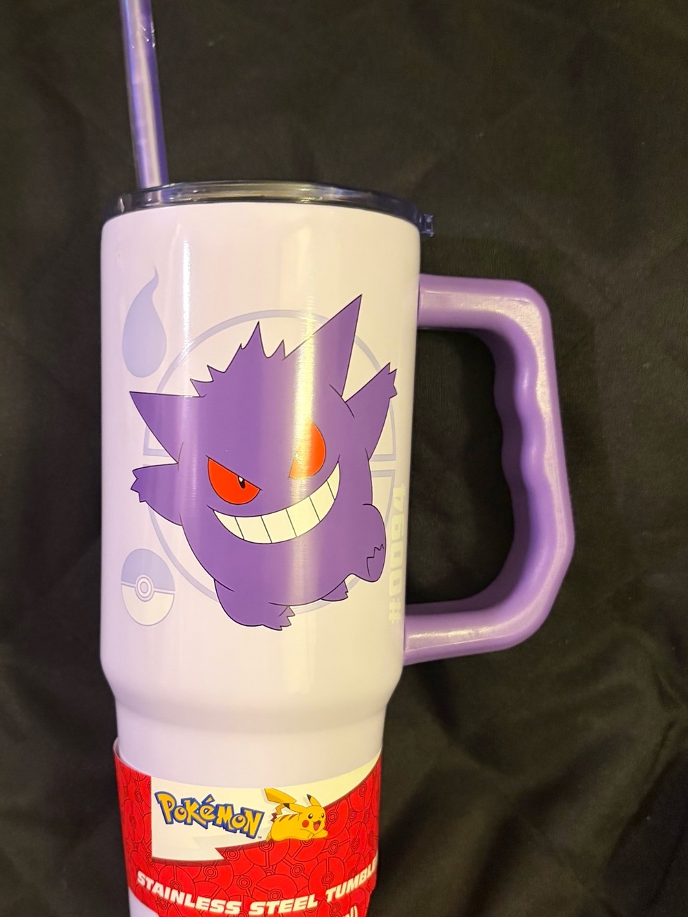 Nintendo Gengar Travel Tumbler - Purple and White